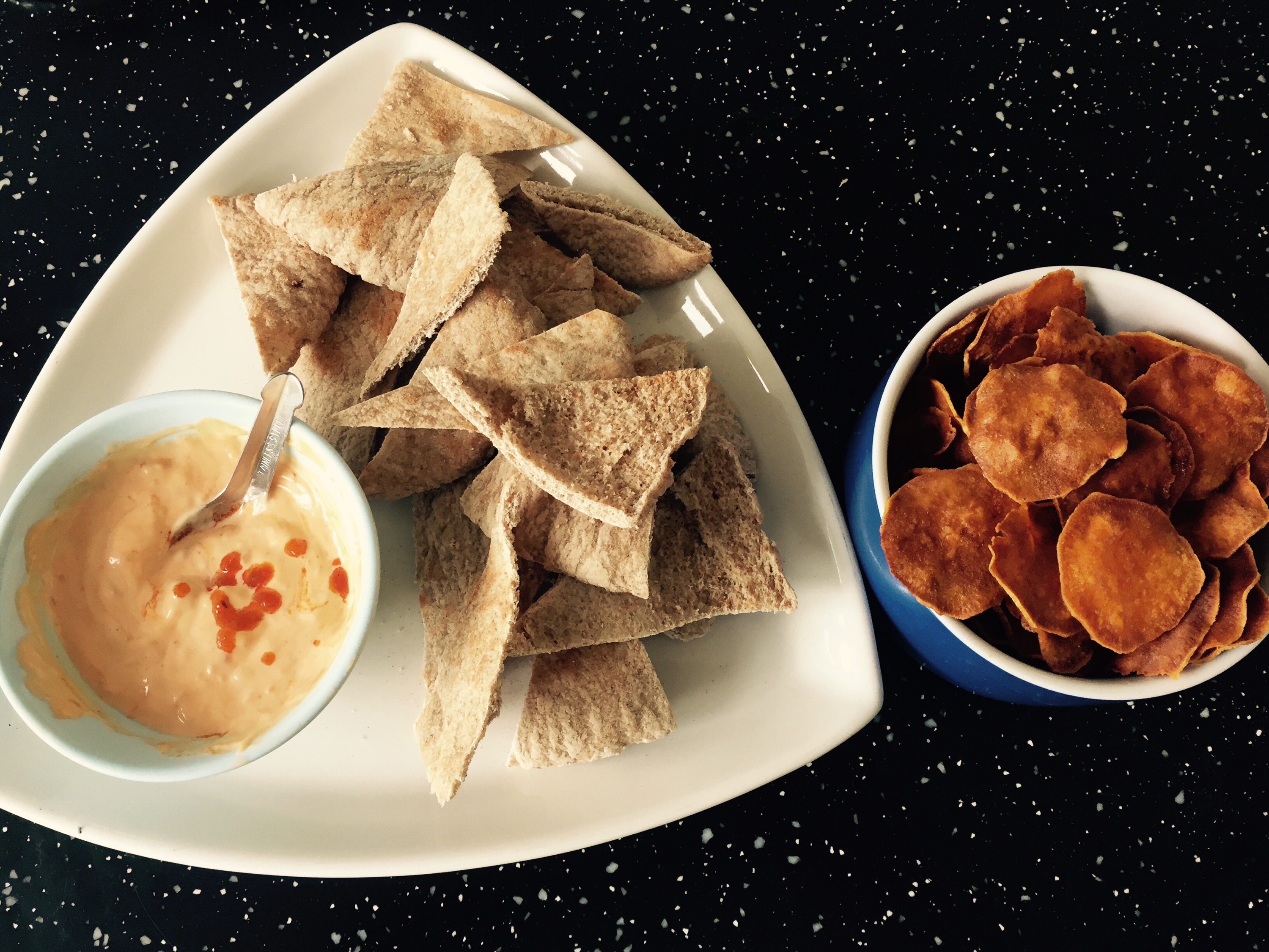 laura of london  pitta bread, crisps and dips laura nana