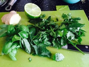 Herbs needed for Oriental Chicken Salad Laura of London
